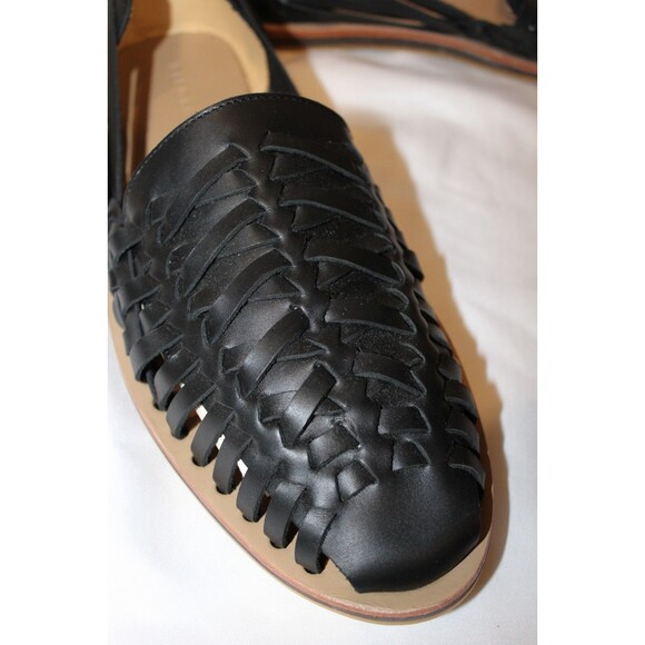 Nisolo Leather Sandal Huarache Men's size US 13 BLACK NWOB MSRP $150 - Picture 3 of 8